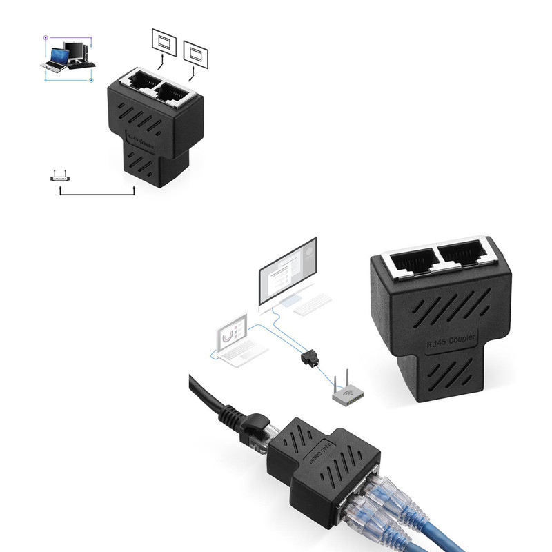 مبدل 1 به 2 RJ45 مکا مدل MR