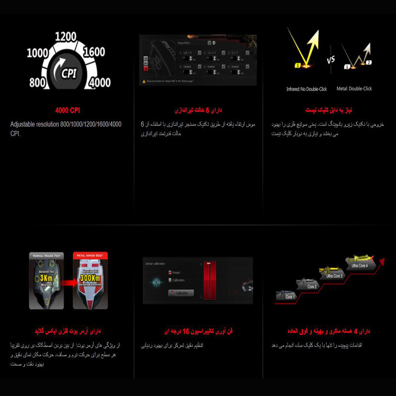ماوس گیمینگ بلادی مدل A90