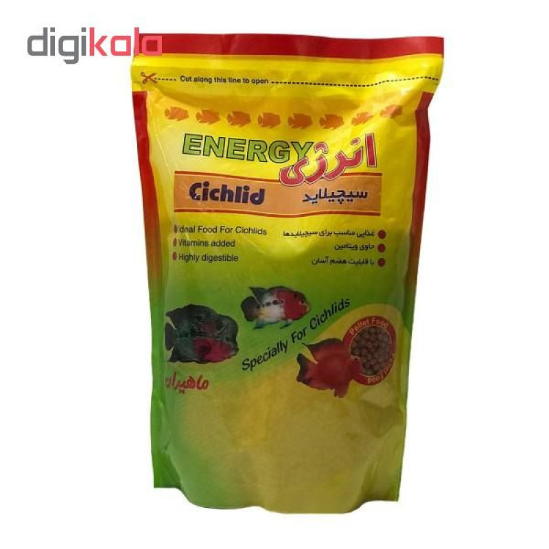 غذا ماهی انرژی سیچیلاید مدل ch500 وزن 500 گرم