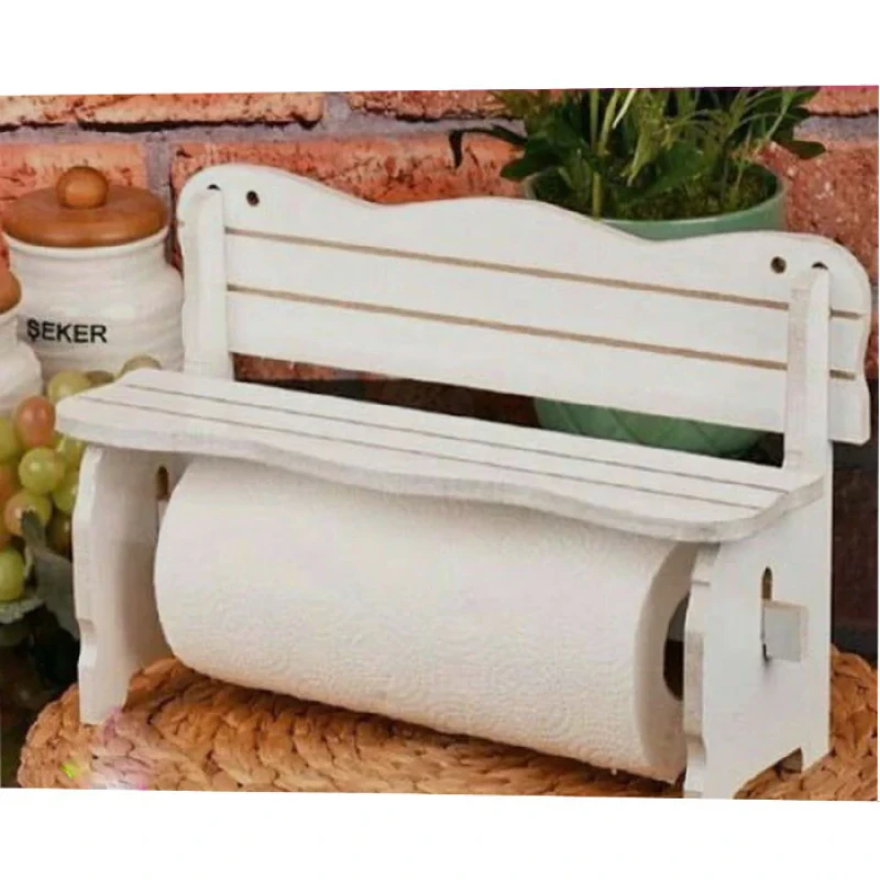 پایه رول دستمال کاغذی طرح نیمکت مدل f.p کد 155