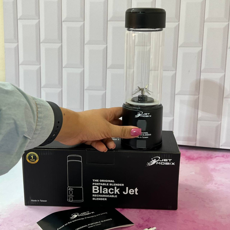 شیکر شارژی جت موبیکس مدل Black Jet گنجایش 0.45 لیتر
