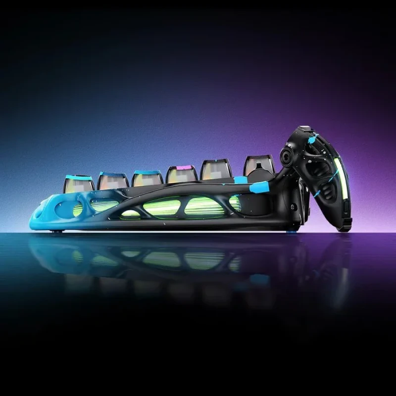 کیبورد مخصوص بازی گراوا استار مدل Mercury V75 Pro Special Edition Neon Graffiti