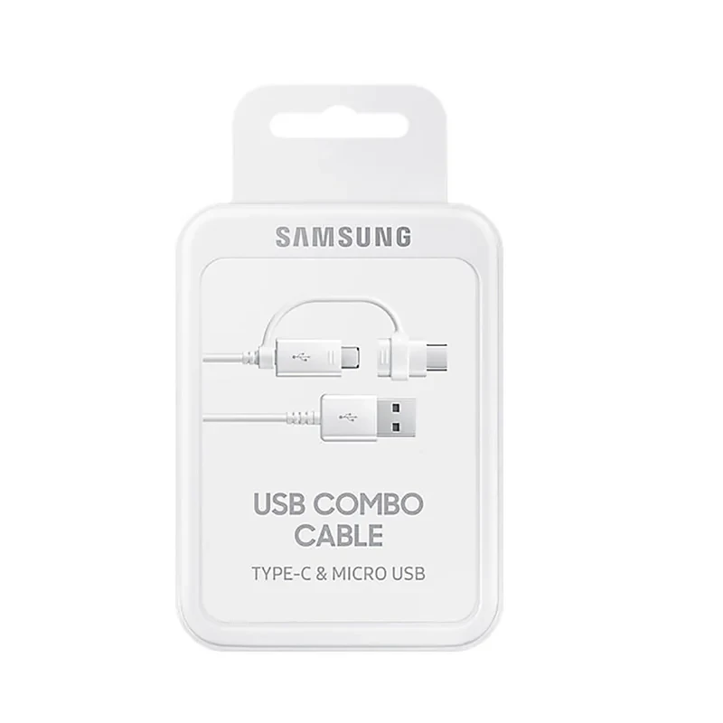 کابل سامسونگ با تبدیل type c و micro usb