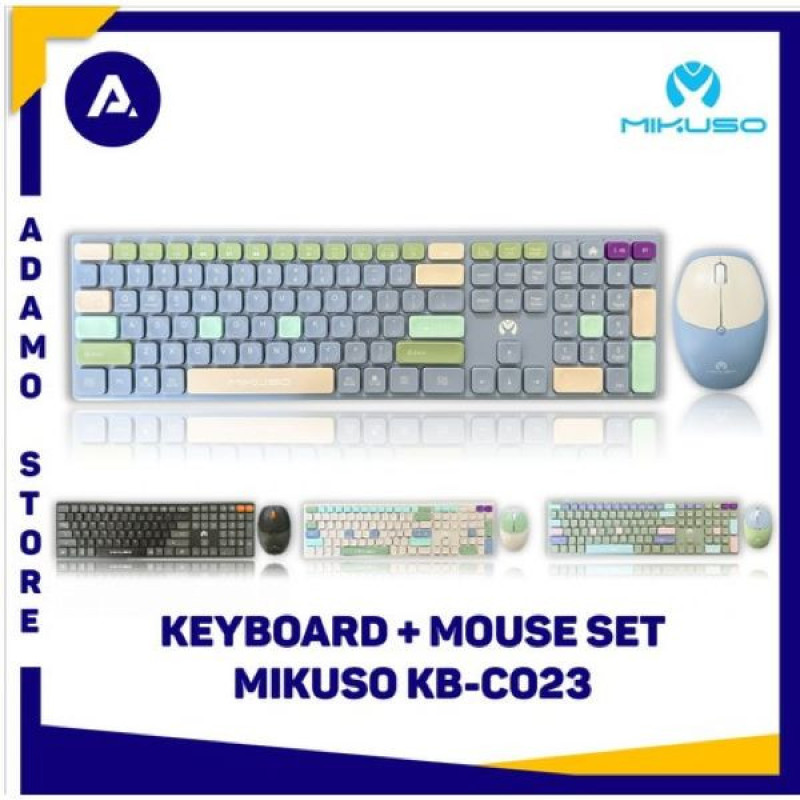 کیبورد و موس بی سیم میکاسو مدل KB-C023