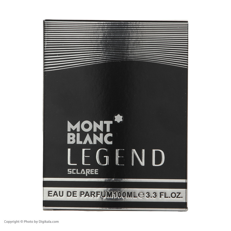 ادو پرفیوم مردانه اسکلاره مدل Mont Blanc Legend با رایحه شیرین و خنک حجم 100 میلی لیتر