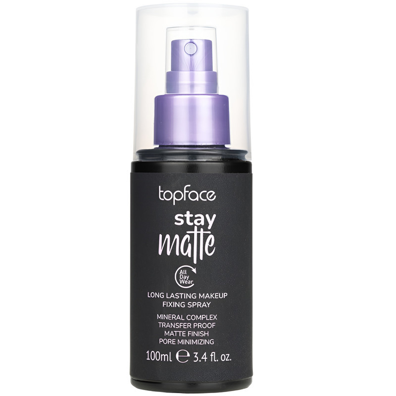 اسپری تثبیت کننده آرایش صورت تاپ‌ فیس مدل MATTE حجم 100 میلی لیتر