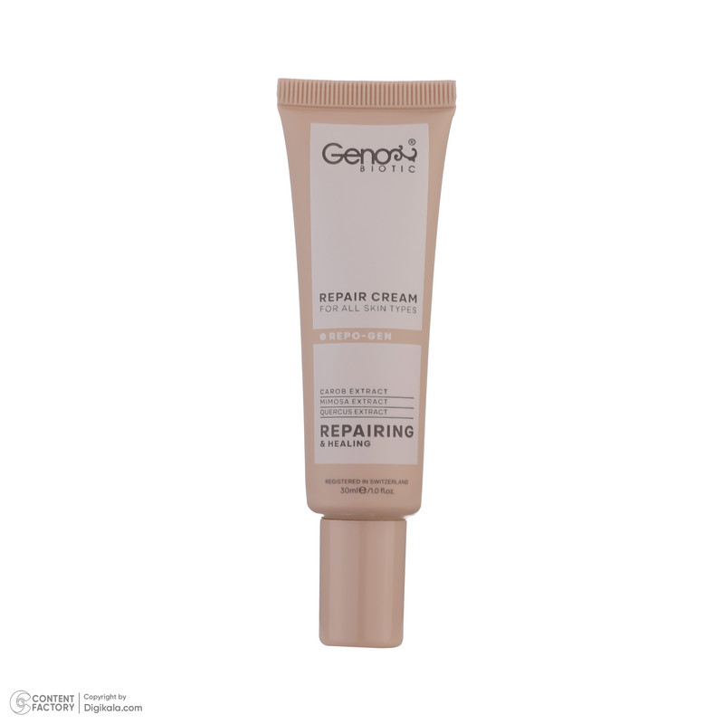 کرم ترمیم کننده ژنوبایوتیک مدل Repo-Gen حجم 30 میلی لیتر