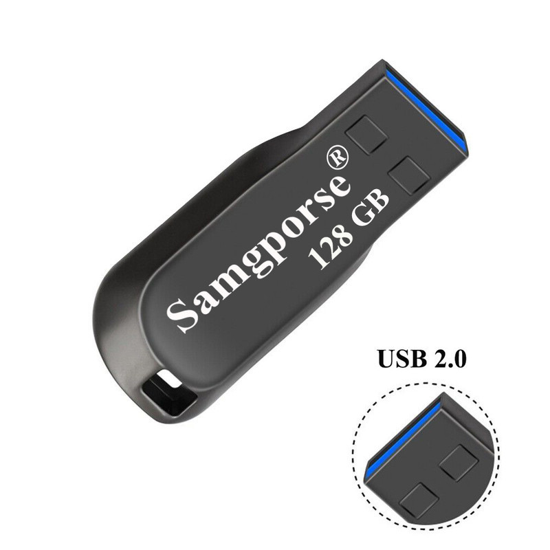 فلش مموری فلزی سمگپرس مدل HIGH SPEED ظرفیت 128 گیگابایت با رابط USB 2.0، سرعت خواندن 20 مگابایت بر ثانیه، طراحی بدون درپوش و شیار اتصال بند، سازگار با تمامی سیستم‌عامل‌ها و دستگاه‌های موبایل، کامپیوتر، لپ‌تاپ و تلویزیون