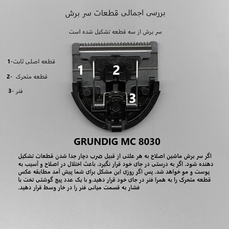ماشین اصلاح موی سر و صورت گروندیگ مدل MC 8030
