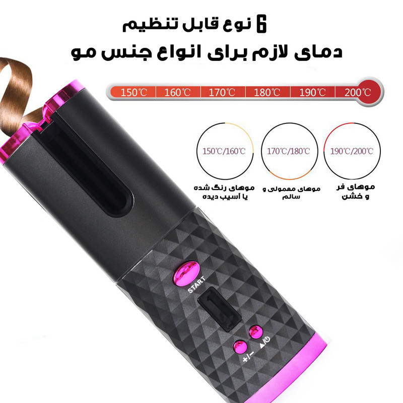 فر کننده و حالت دهنده مو کد YX-801