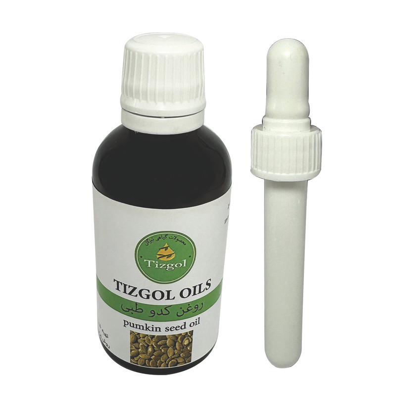 روغن کدو طبی تیزگل مدل سنتی حجم 50 میلی لیتر