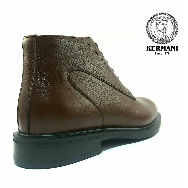 نیم بوت مردانه کرمانی مدل چرم دستدوز طبیعی فلوتر کد 647