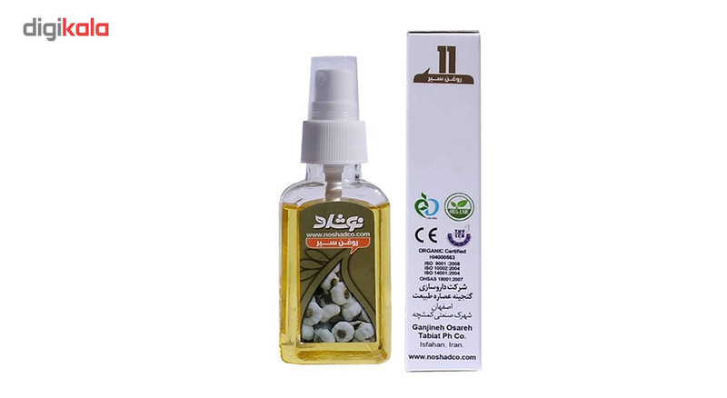 روغن مو نوشاد مدل عصاره سیر حجم 37 میلی لیتر