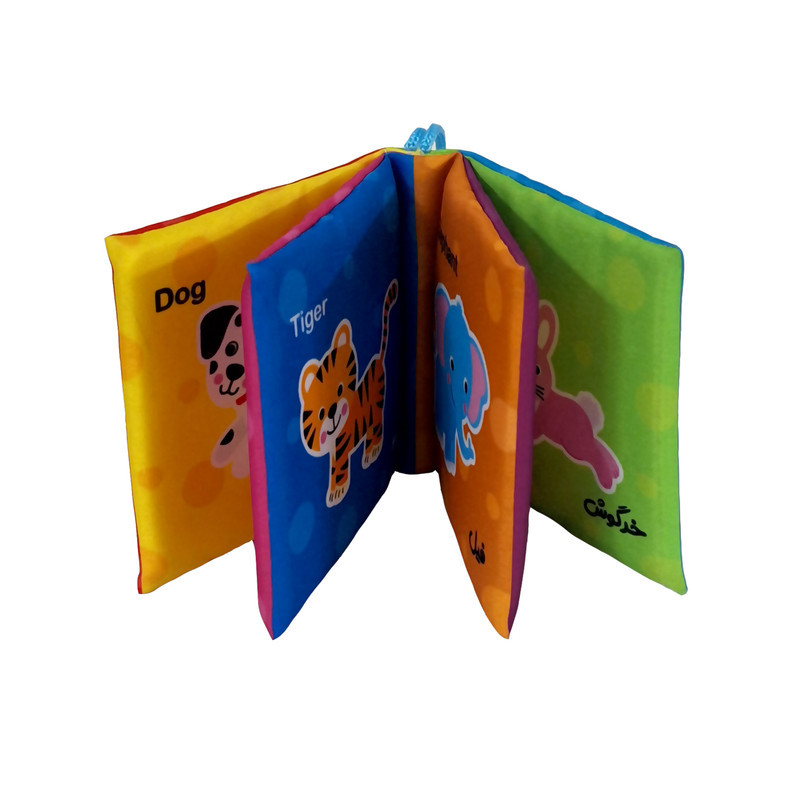 کتاب پارچه ای انتشارات باوان مدل بع بعی جونم مجموعه 4 عددی