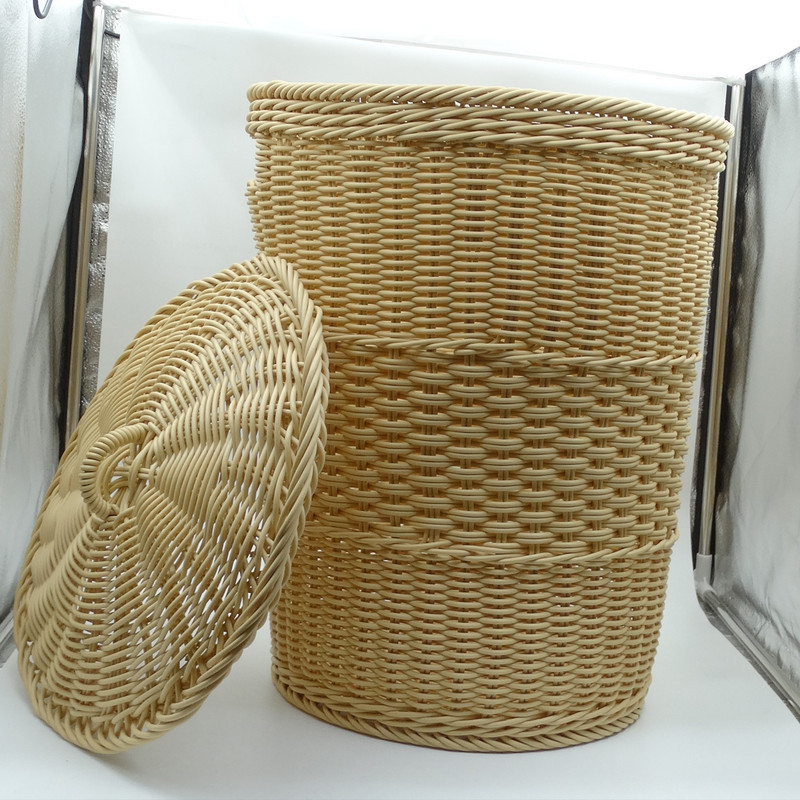 سبد رخت چرک مدل بافت طرح شمشاد کد SRC - 01