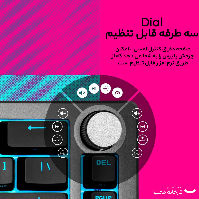 کیبورد مخصوص بازی کولر مستر مدل CK721 Red Switch