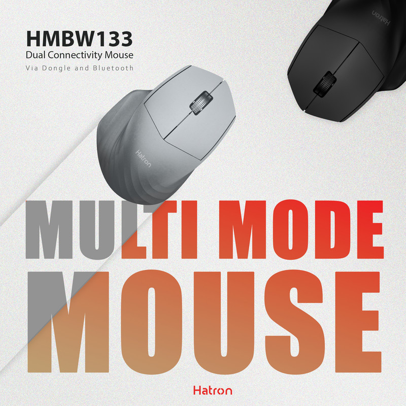 ماوس بی سیم هترون مدل HMBW133SL