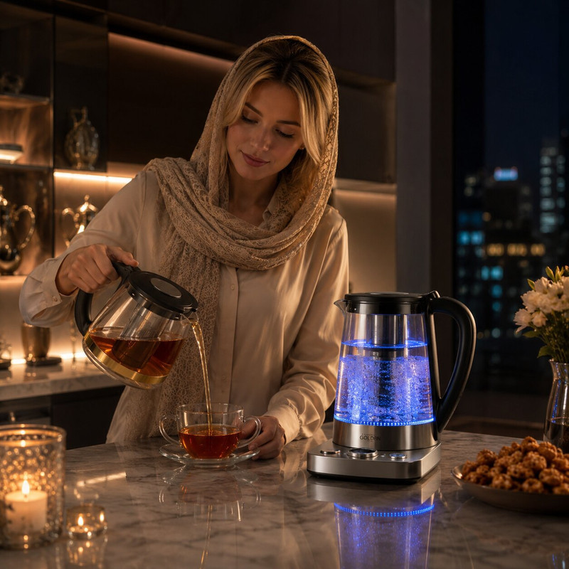 چای ساز روی هم گلدن کیچن مدل GK760