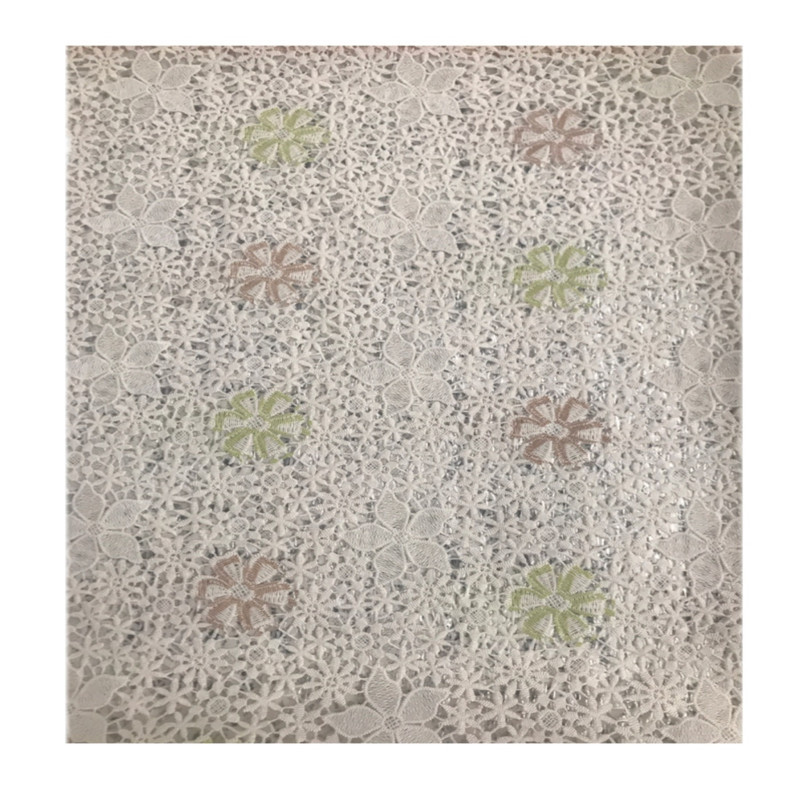 سفره 8 نفره مدل رویال طرح گیپور کد 01 سایز 140×140 سانتی متر