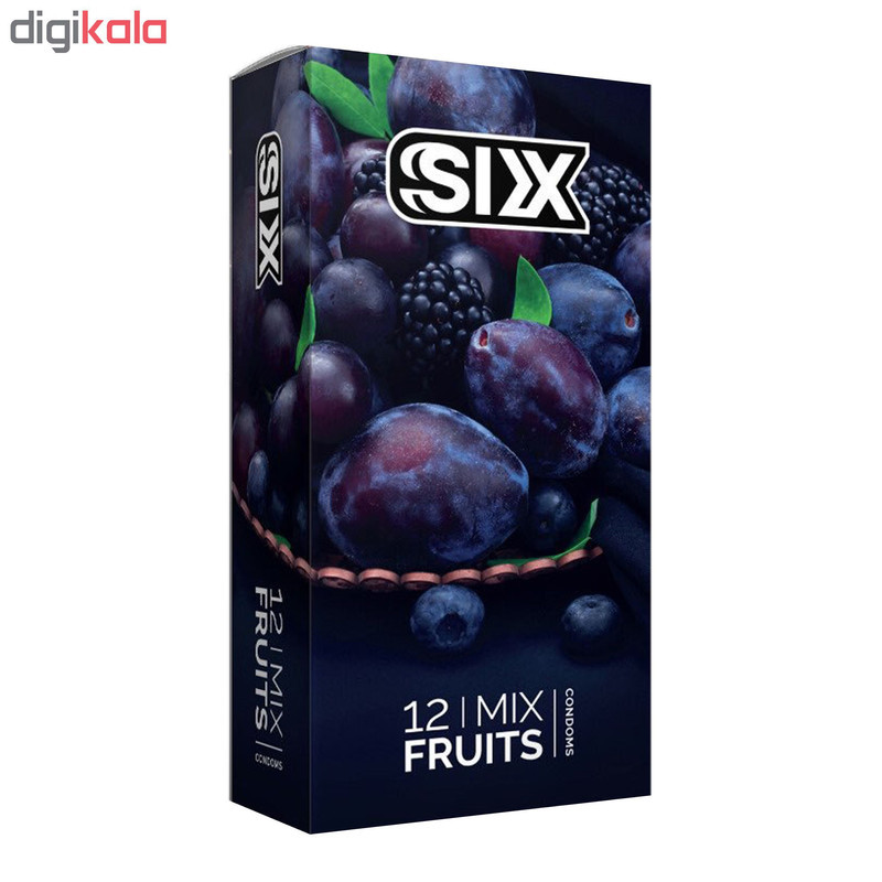کاندوم سیکس مدل Mix Fruits بسته 12 عددی