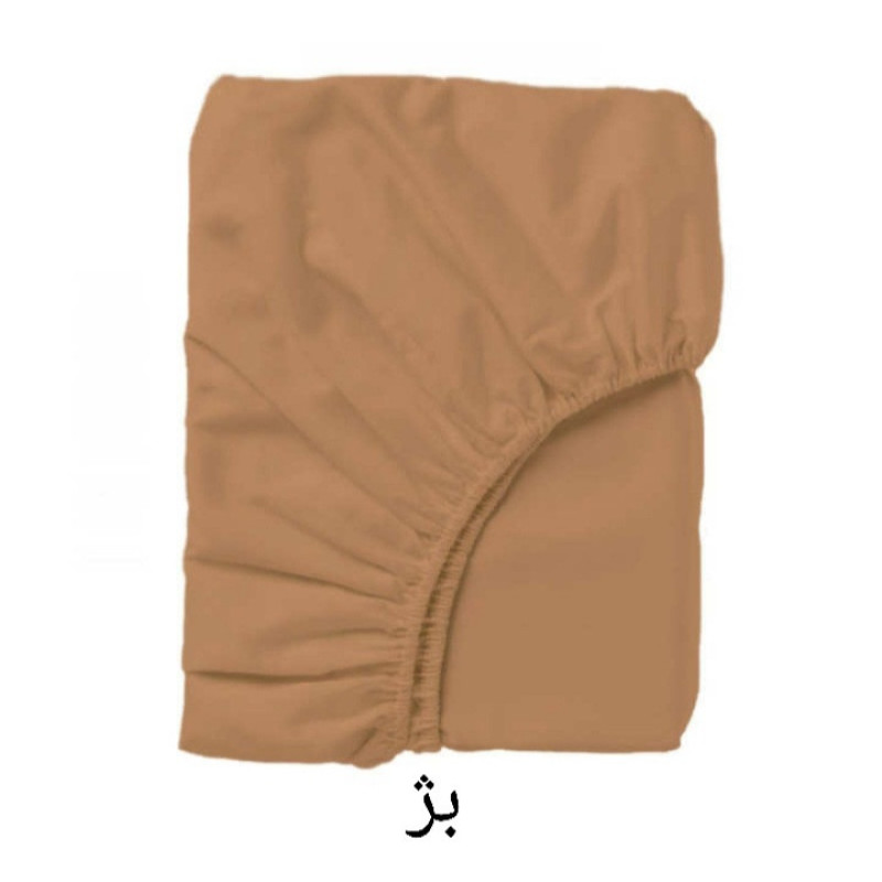 سرویس ملحفه مدل کشدوز میکروفایبر کد 90 یک نفره دو تکه
