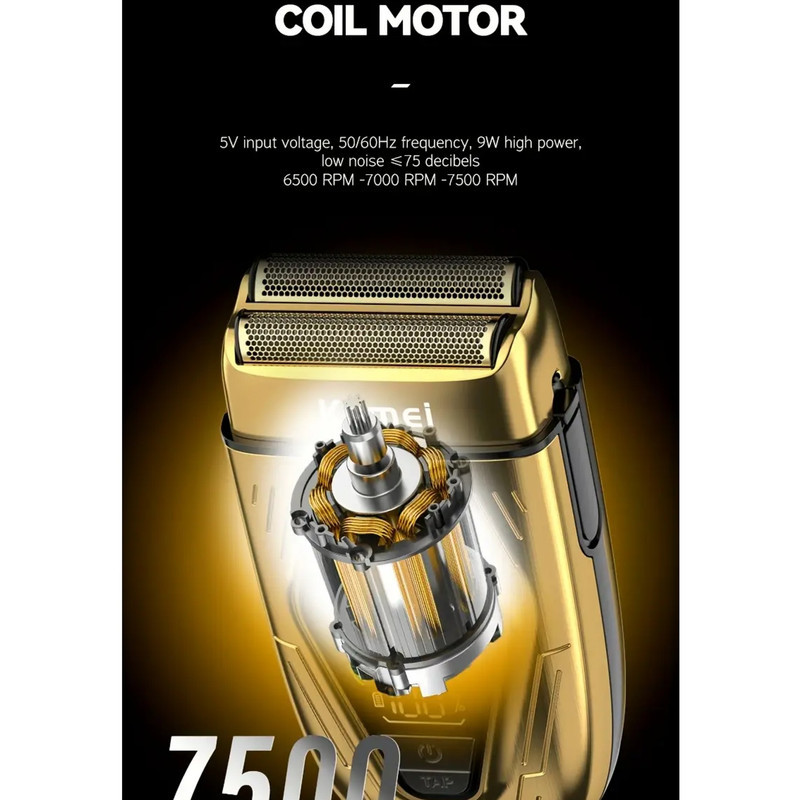 ست ماشین اصلاح موی صورت و بدن شارژی کیمی مدل KM-T360