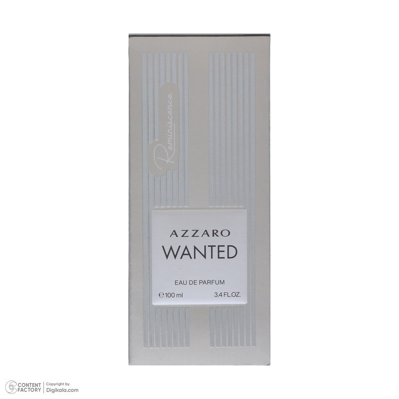 ادوپرفیوم مردانه رمینیسنس مدل Azzaro Wanted حجم 100 میلی‌لیتر، با رایحه خنک و ساختار طبیعت، فاقد مواد حساسیت‌زا