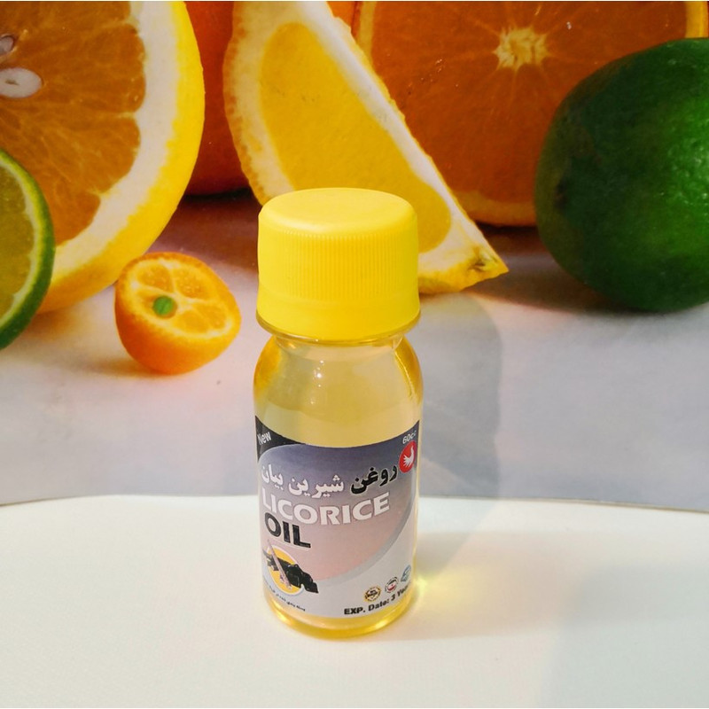 روغن شیرین بیان پامکا مدل پایه حجم 60 میلی لیتر