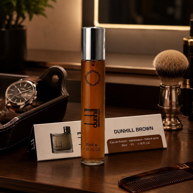 ادو پرفیوم مردانه هارلینگن مدل Dunhill Brown با رایحه گرم و شیرین حجم 35 میلی لیتر
