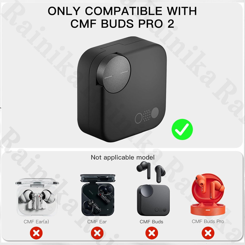 کاور رینیکا مدل CMF Trance مناسب برای کیس هدفون ناتینگ CMF Nothing Buds Pro 2  CMF Buds 2 Plus  CMF Buds 2