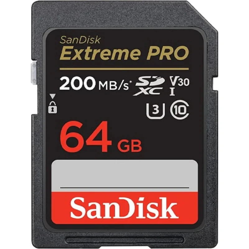 کارت حافظه SDXCسن دیسک مدل EXTREME PRO V30ظرفیت 64 گیگابایت