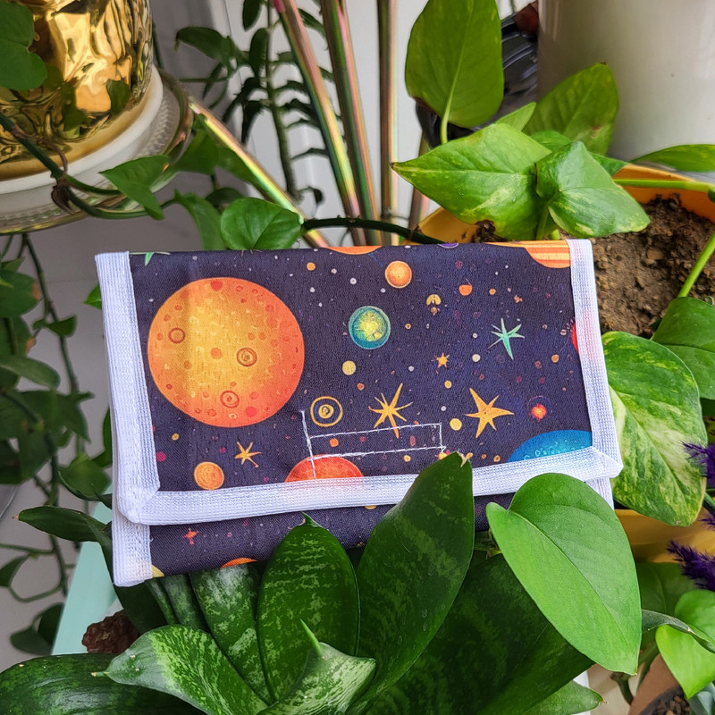 جای دستمال کاغذی مدل جیبی طرح کهکشان کد 418