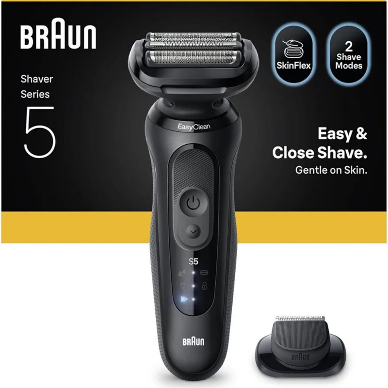 ماشین اصلاح موی صورت شارژی براون مدل Series 5 52-N1200s