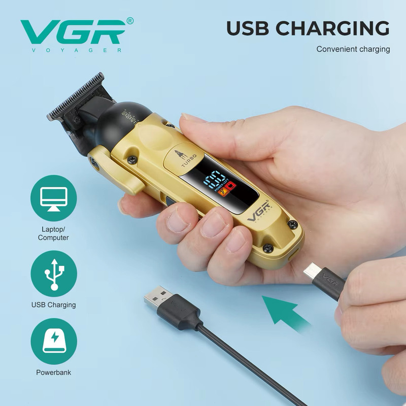 ماشین اصلاح موی سر و صورت شارژی وی جی ار مدل V-274