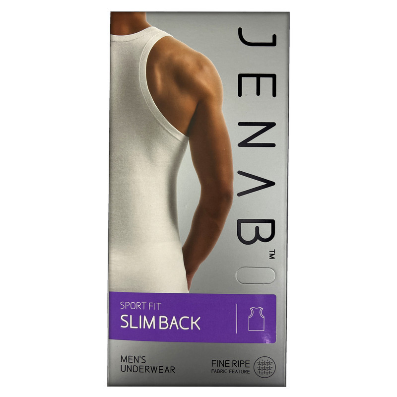 زیرپوش بدون آستین یقه گرد مردانه جناب مدل Sport Fit SLIM BACK