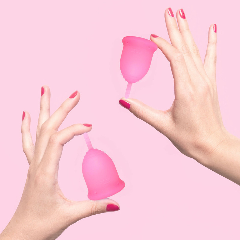 کاپ قاعدگی حورا مدل رز سایز یک