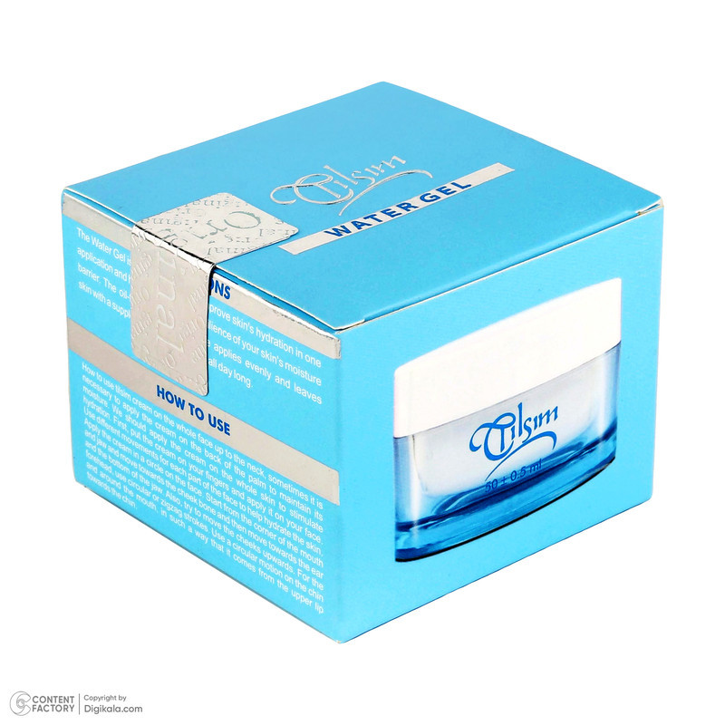کرم مرطوب‌کننده و آبرسان تیلسیم مدل Water Gel حجم 50 میلی‌لیتر