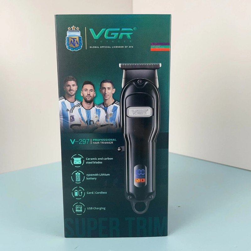 ماشین اصلاح موی سر و صورت شارژی وی جی ار مدل V-297