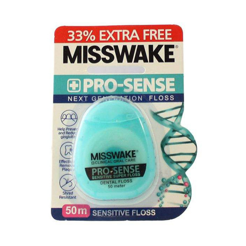 نخ دندان میسویک مدل whitening به همراه نخ دندان میسویک مدل Pro-Sense