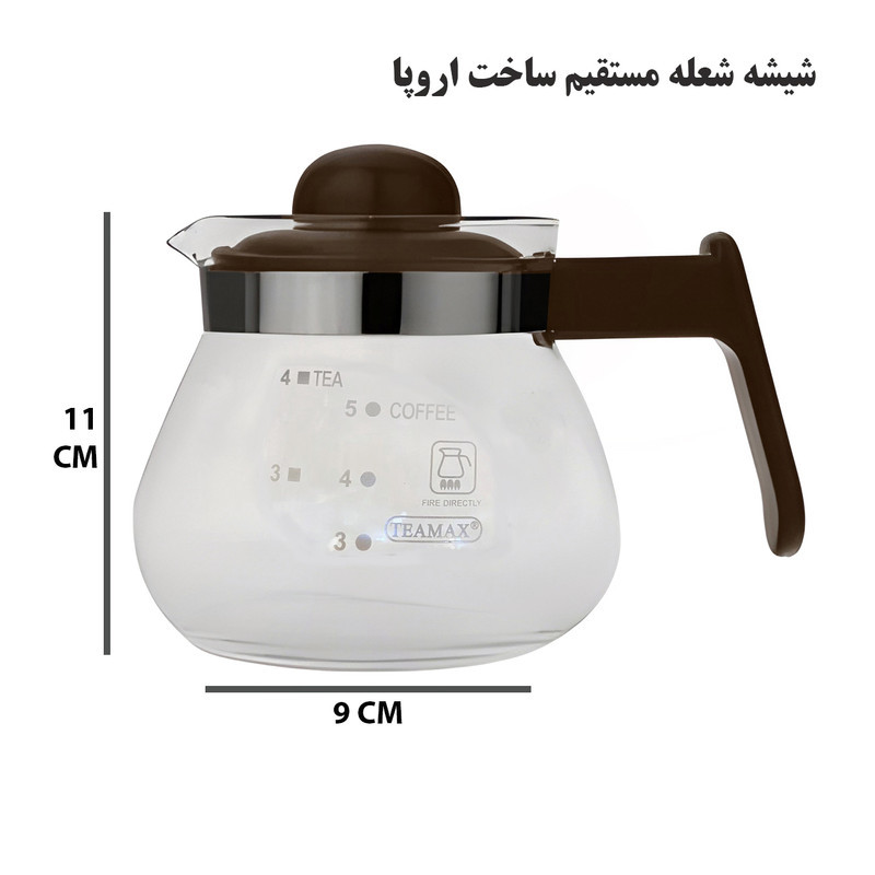 قوری تیمکس مدل ایواکی کد 700ML