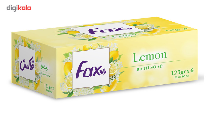 صابون شستشو فاکس مدل Lemon تحت لیسانس بسته 6 عددی