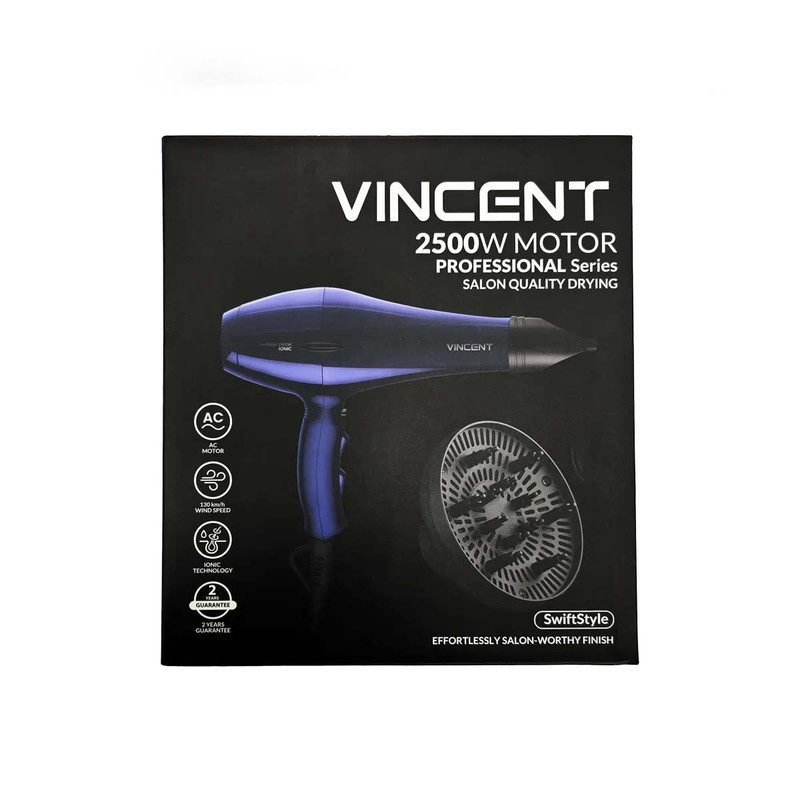 سشوار خانگی 2500 وات وینسنت مدل HD7325