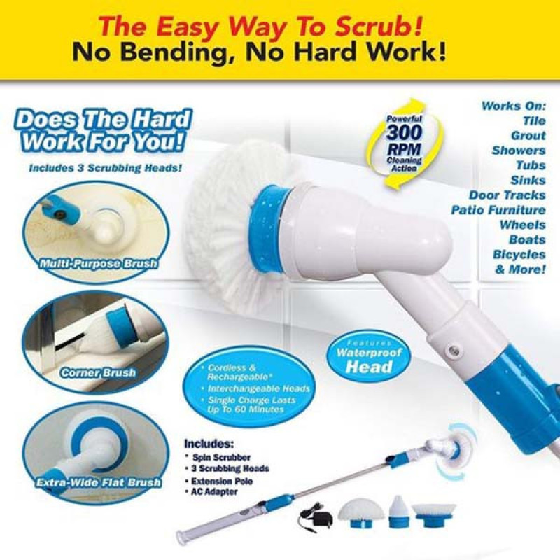 فرچه شستشو مدل spin scrubber کد 123