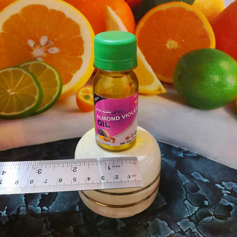 روغن بنفشه پامکا مدل پایه بادام حجم 60 میلی لیتر