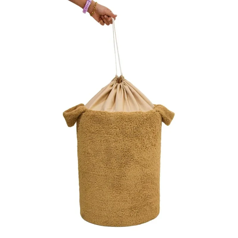 سبد رخت چرک مدل پارچه تدی