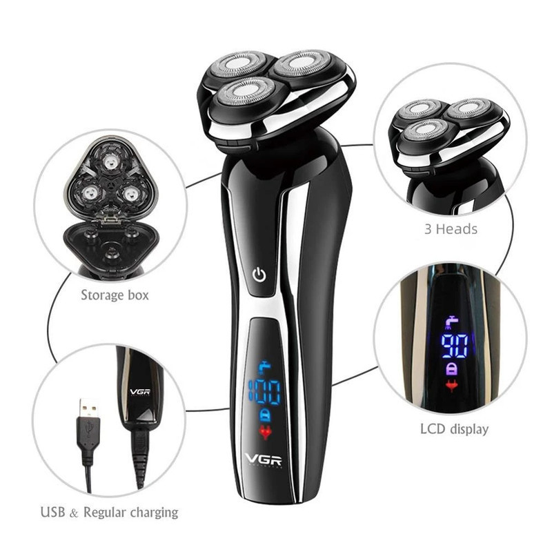 ماشین اصلاح موی صورت وی جی ار مدل V-309