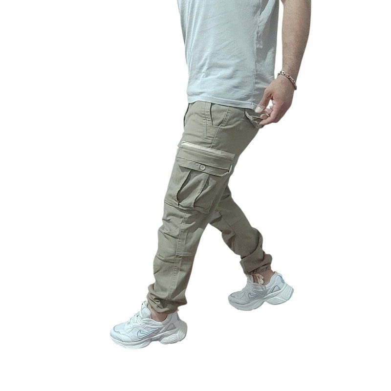 شلوار راسته مردانه مدل کتان شش جیب کد o.g.b6307