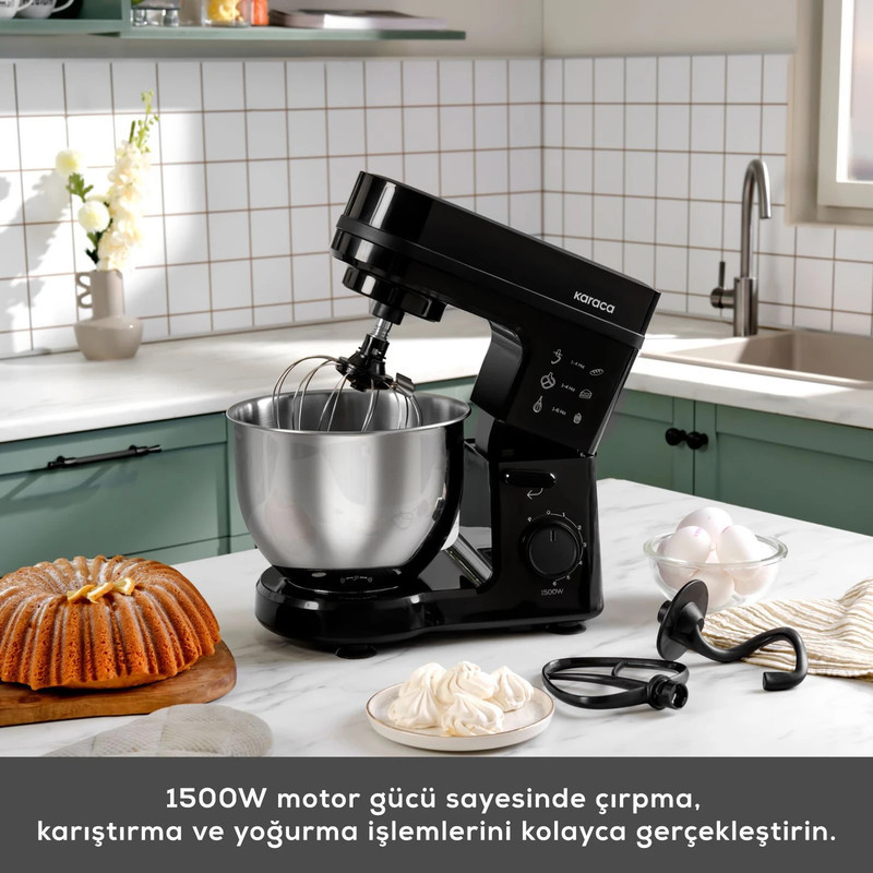 همزن کاسه‌دار 5 لیتری کاراجا مدل Maestrochef Stella