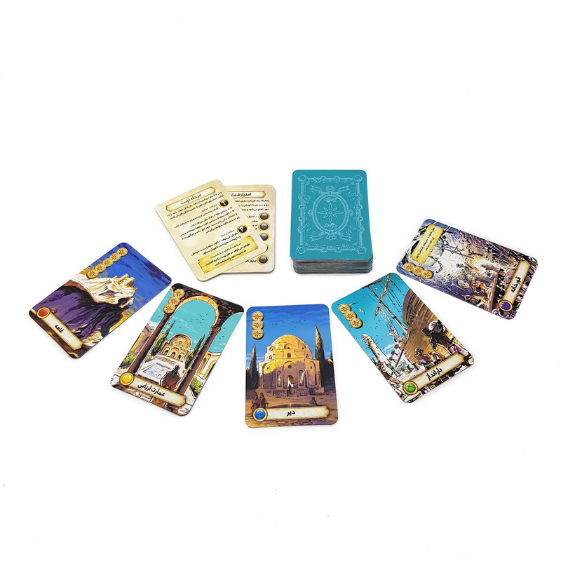 بازی فکری هوپا دژ مدل Citadels، بردگیم کارتی استراتژی، مناسب 2 تا 7 نفر، تقویت مهارت‌های ارتباطی، ذهن‌خوانی، تصمیم‌گیری و ریسک‌پذیری، مدت زمان کمتر از یک ساعت، کارت‌های مقوایی و اقلام کامل بازی