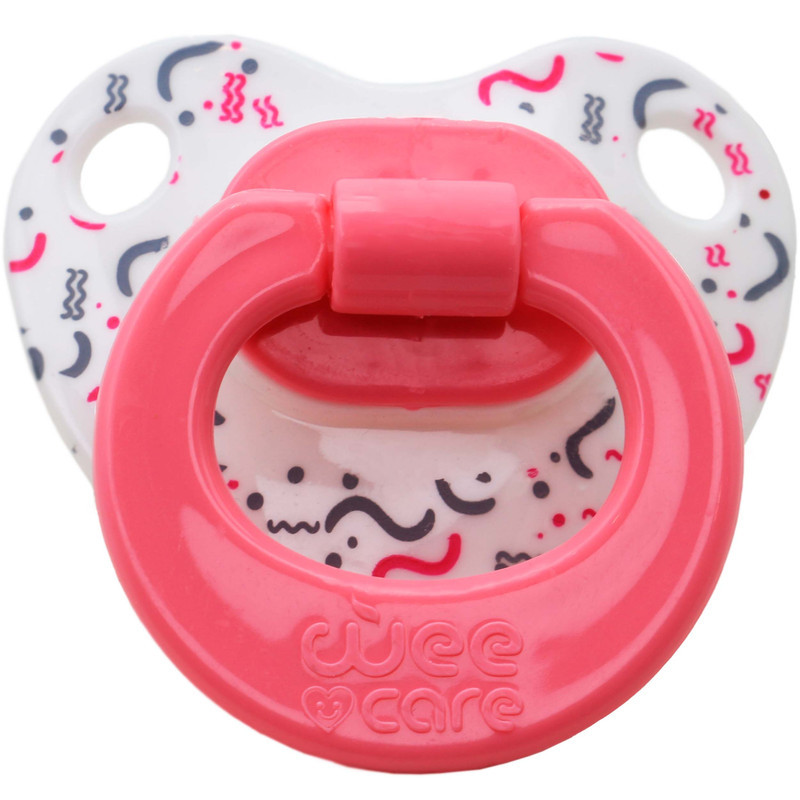 پستانک ارتودنسی وی کر مدل دسته دار مات چاپدار joyful کد P122